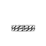 David Yurman Curb Chain Band Ring in Sterling Silver, 6mm