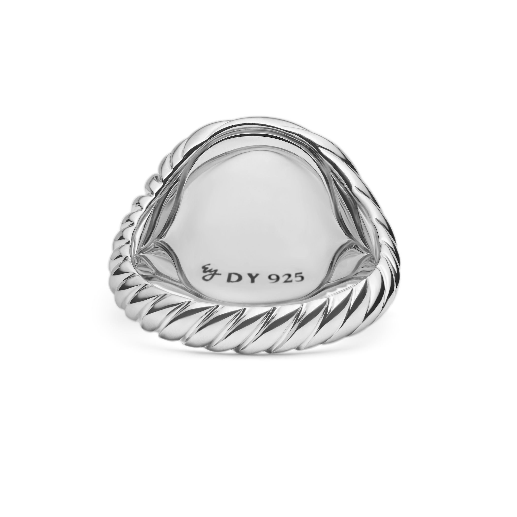 David Yurman Sculpted Cable Pinky Ring in Sterling Silver, 13mm David Yurman Sculpted Cable Pinky Ring in Sterling Silver, 13mm