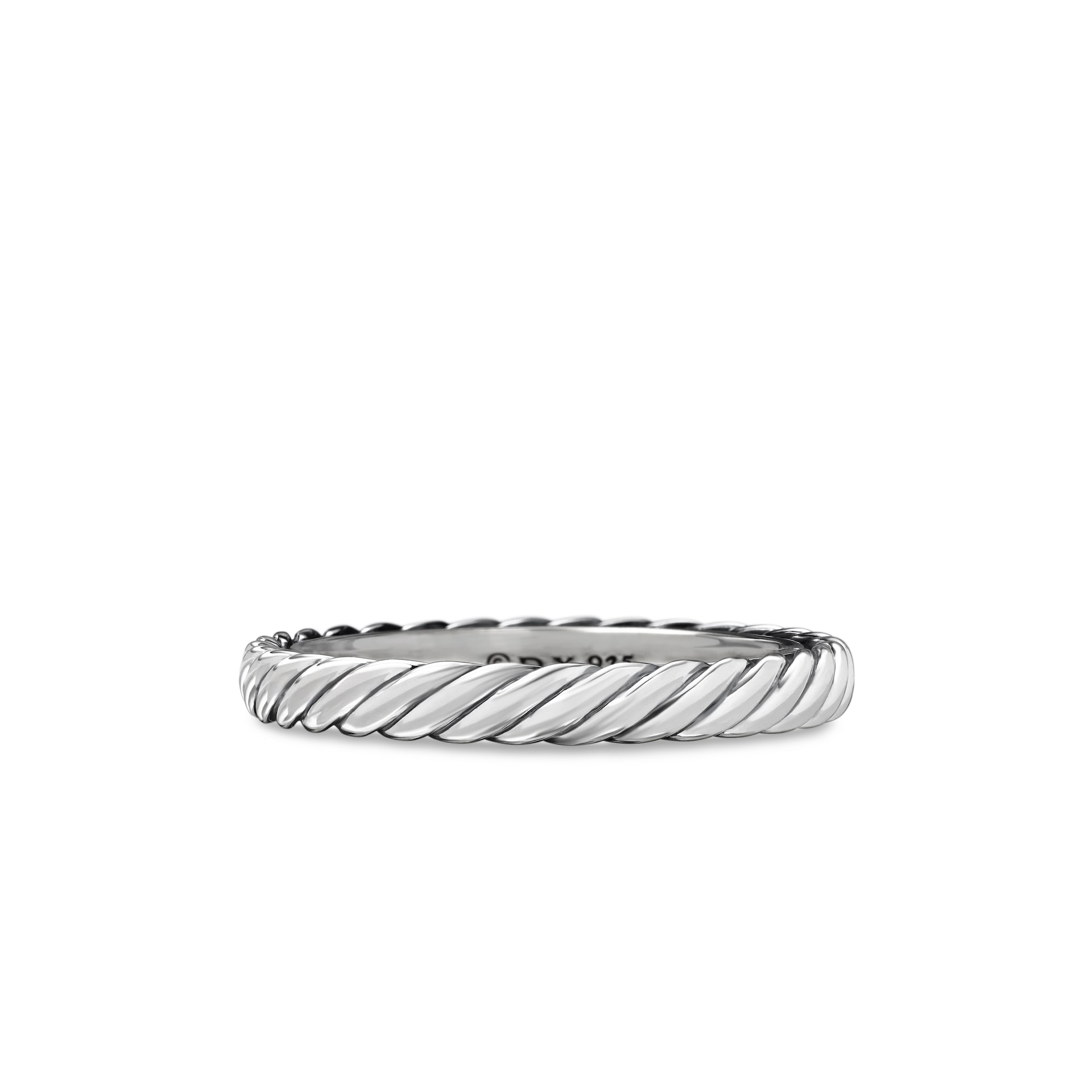 David Yurman Cable Collectibles® Stack Ring In Sterling Silver, 3mm