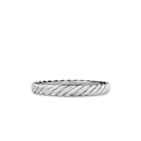 David Yurman Cable Collectibles® Stack Ring In Sterling Silver, 3mm