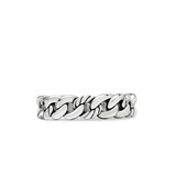 David Yurman Belmont® Curb Link Band Ring In Sterling Silver, 5mm - Ring Size L.5