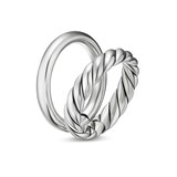 David Yurman DY Mercer™ Two Row Ring In Sterling Silver, 8mm