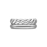 David Yurman DY Mercer™ Two Row Ring In Sterling Silver, 8mm