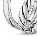 David Yurman DY Mercer™ Two Row Ring In Sterling Silver, 8mm