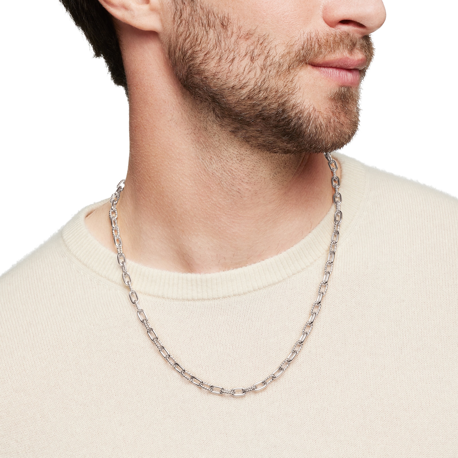 David Yurman DY Madison® Chain Necklace In Sterling Silver, 6mm