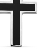 David Yurman Exotic Stone Cross In Sterling Silver With Black Onyx, 23mm