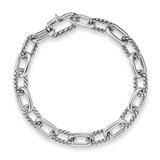 David Yurman DY Madison® Chain Bracelet In Sterling Silver, 8.5mm - Size Medium