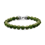 David Yurman Spiritual Beads Bracelet In Sterling Silver With Nephrite Jade, 8mm