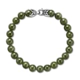 David Yurman Spiritual Beads Bracelet In Sterling Silver With Nephrite Jade, 8mm
