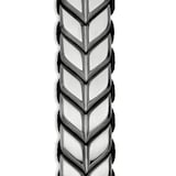 David Yurman Chevron Woven Bracelet In Sterling Silver With Black Nylon, 9mm - Size Medium
