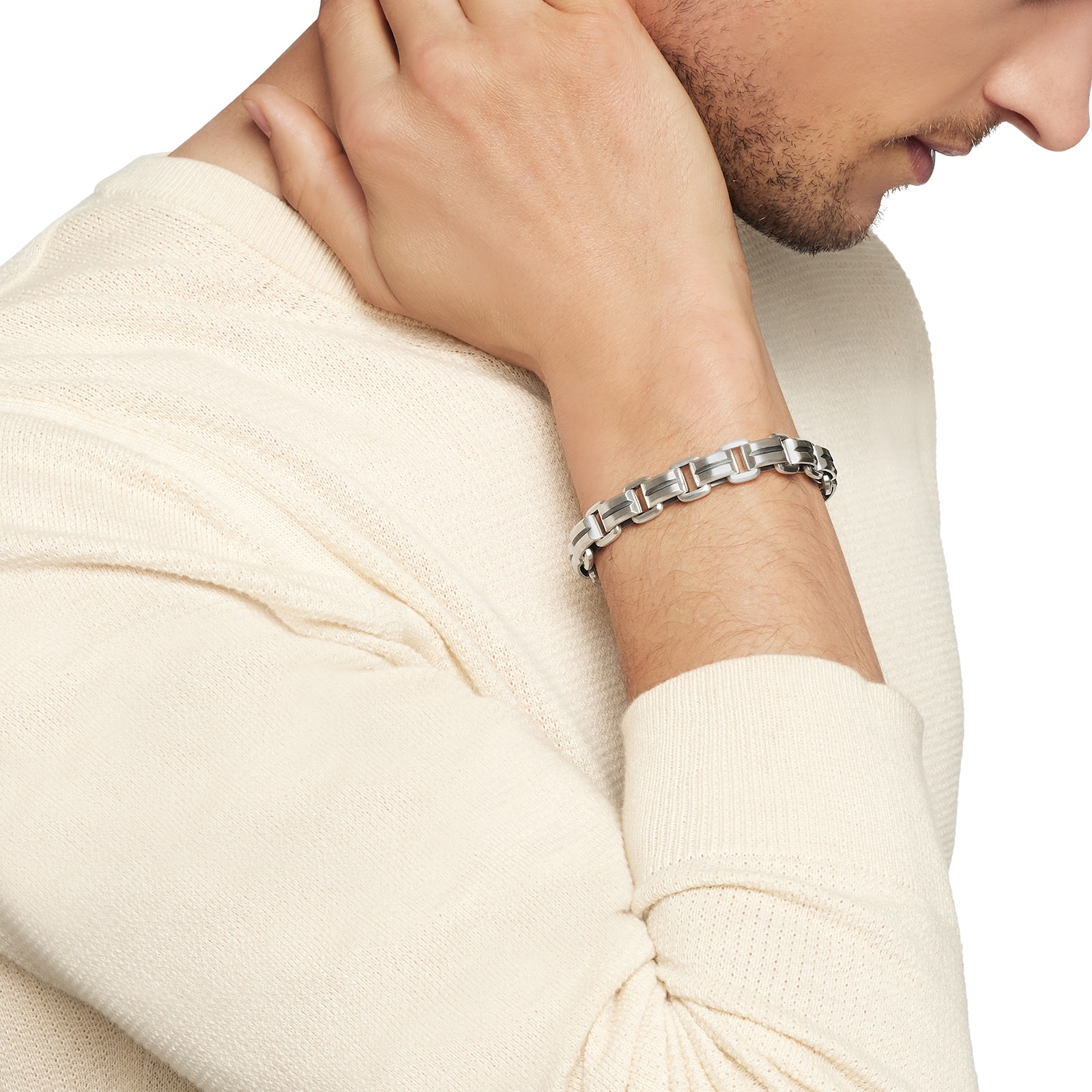 David Yurman Streamline® Link Bracelet In Sterling Silver, 7.5mm - Size Medium