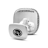David Yurman Streamline® Cushion Cufflinks In Sterling Silver, 17mm