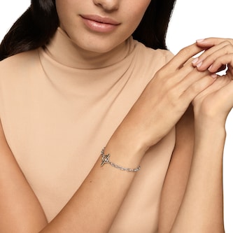 David Yurman DY Madison® Toggle Chain Bracelet In Sterling Silver, 3mm - Size Medium