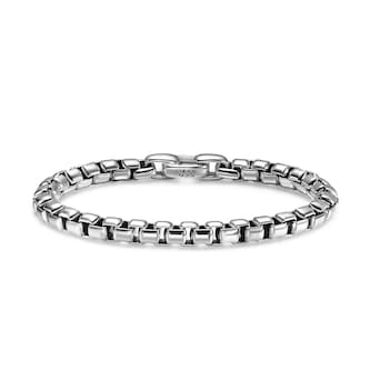 David Yurman Box Chain Bracelet In Sterling Silver, 7.3mm