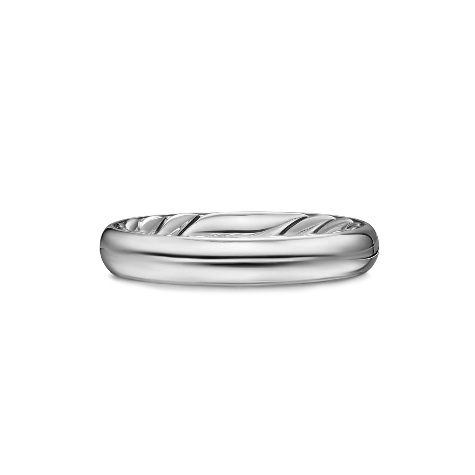 David Yurman DY Mercer® Band Ring In Sterling Silver, 3.7mm