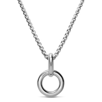 David Yurman Amulet Holder In Sterling Silver, 20.3mm David Yurman Amulet Holder In Sterling Silver, 20.3mm