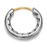 David Yurman DY Mercer® Huggie Hoop Earrings In Sterling Silver, 12mm