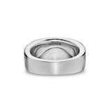 David Yurman Chevron 3 Sided Signet Ring In Sterling Silver, 12.5mm - Ring Size P