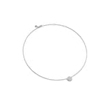 David Yurman Sculpted Cable Pendant Necklace In Sterling Silver With Diamonds, 10mm - 18 Inches
