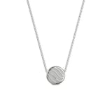 David Yurman Sculpted Cable Pendant Necklace In Sterling Silver With Diamonds, 10mm - 18 Inches