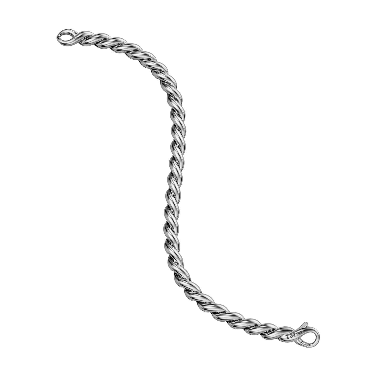David Yurman Sculpted Cable Chain Bracelet In Sterling Silver, 5.7mm David Yurman Sculpted Cable Chain Bracelet In Sterling Silver, 5.7mm