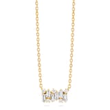 Suzanne Kalan 18ct Yellow Gold 0.33cttw Diamond Small Shimmer Necklace