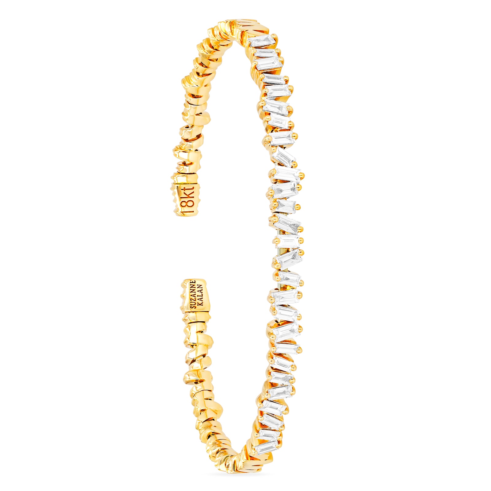 Suzanne Kalan 18ct Yellow Gold Fireworks 1.20cttw Diamond Bangle Suzanne Kalan 18ct Yellow Gold Fireworks 1.20cttw Diamond Bangle