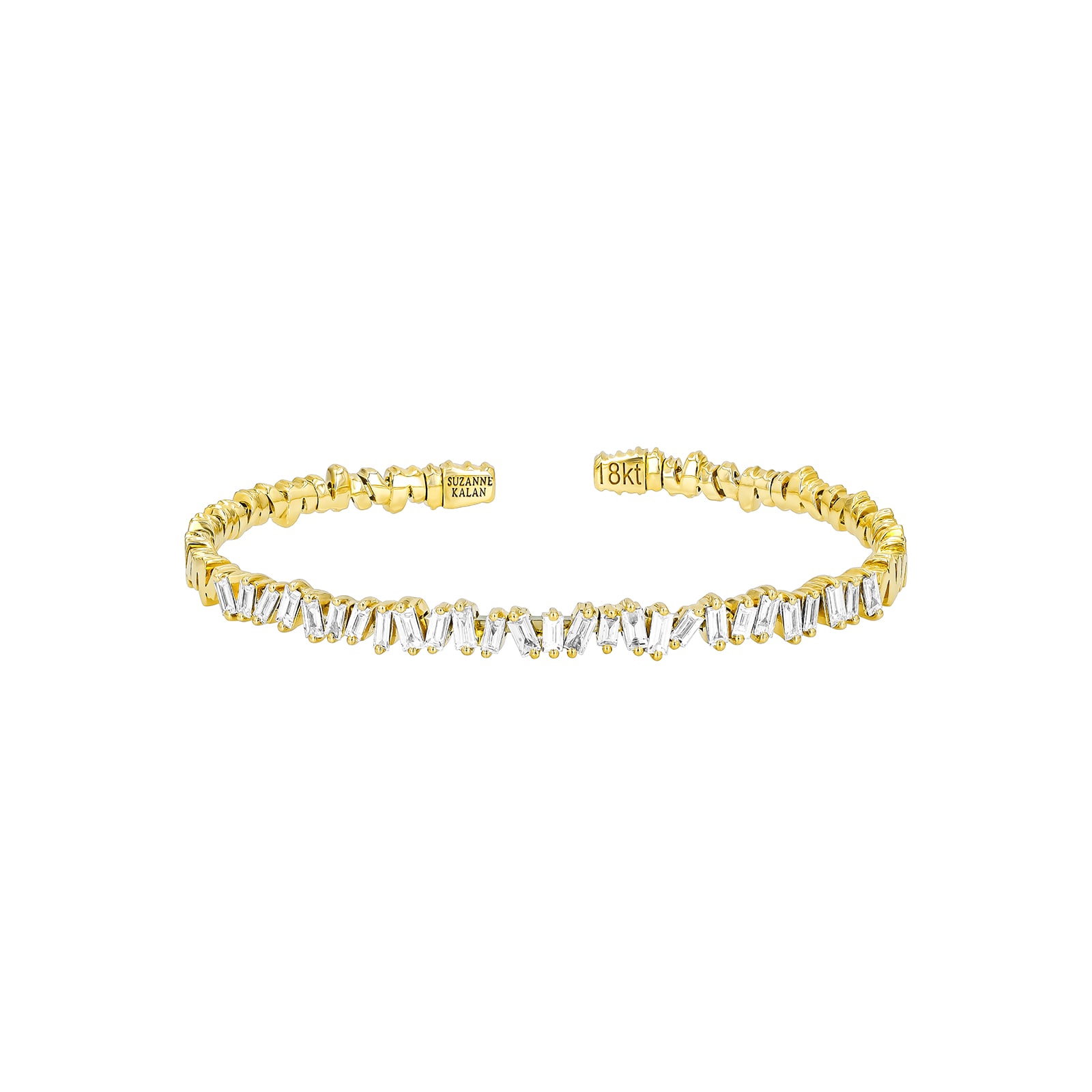 Suzanne Kalan 18ct Yellow Gold Fireworks 1.20cttw Diamond Bangle Suzanne Kalan 18ct Yellow Gold Fireworks 1.20cttw Diamond Bangle