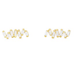 37370172 - 18ct Yellow Gold Firework 0.18cttw Diamond Stud Earrings