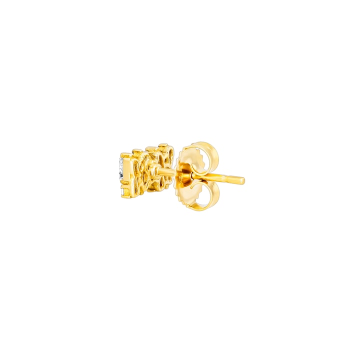 Suzanne Kalan 18ct Yellow Gold Shimmer 0.50cttw Diamond Stud Earrings