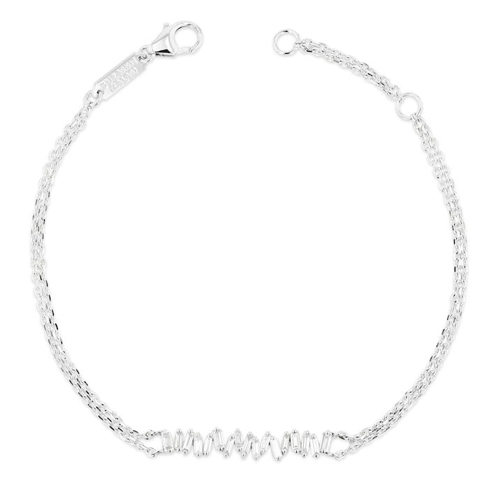 Suzanne Kalan 18ct White Gold 0.30ct Diamond Bracelet