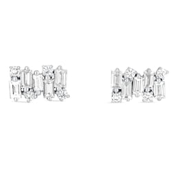 37370197 - 18ct White Gold Shimmer 0.50cttw Diamond Stud Earrings