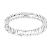 Suzanne Kalan 18ct White Gold Fireworks Collection Mini Classic Full Eternity Ring - Ring Size L