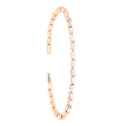 37370216 - Thin Classic Fireworks 18ct Rose Gold 0.70cttw Diamond Bangle