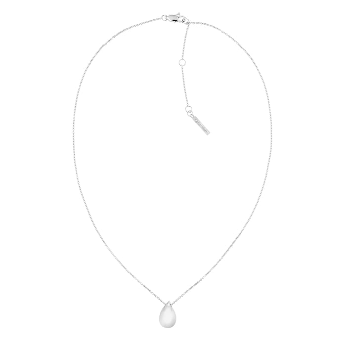 Calvin Klein Ladies Sculptured Drop Pendant