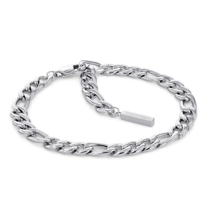 Calvin Klein Ladies Stainless Steel Chain Linked Bracelet Set