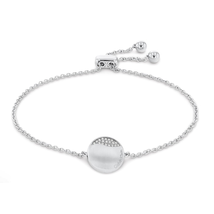 Calvin Klein Ladies Circular Charm Crystal Bracelet