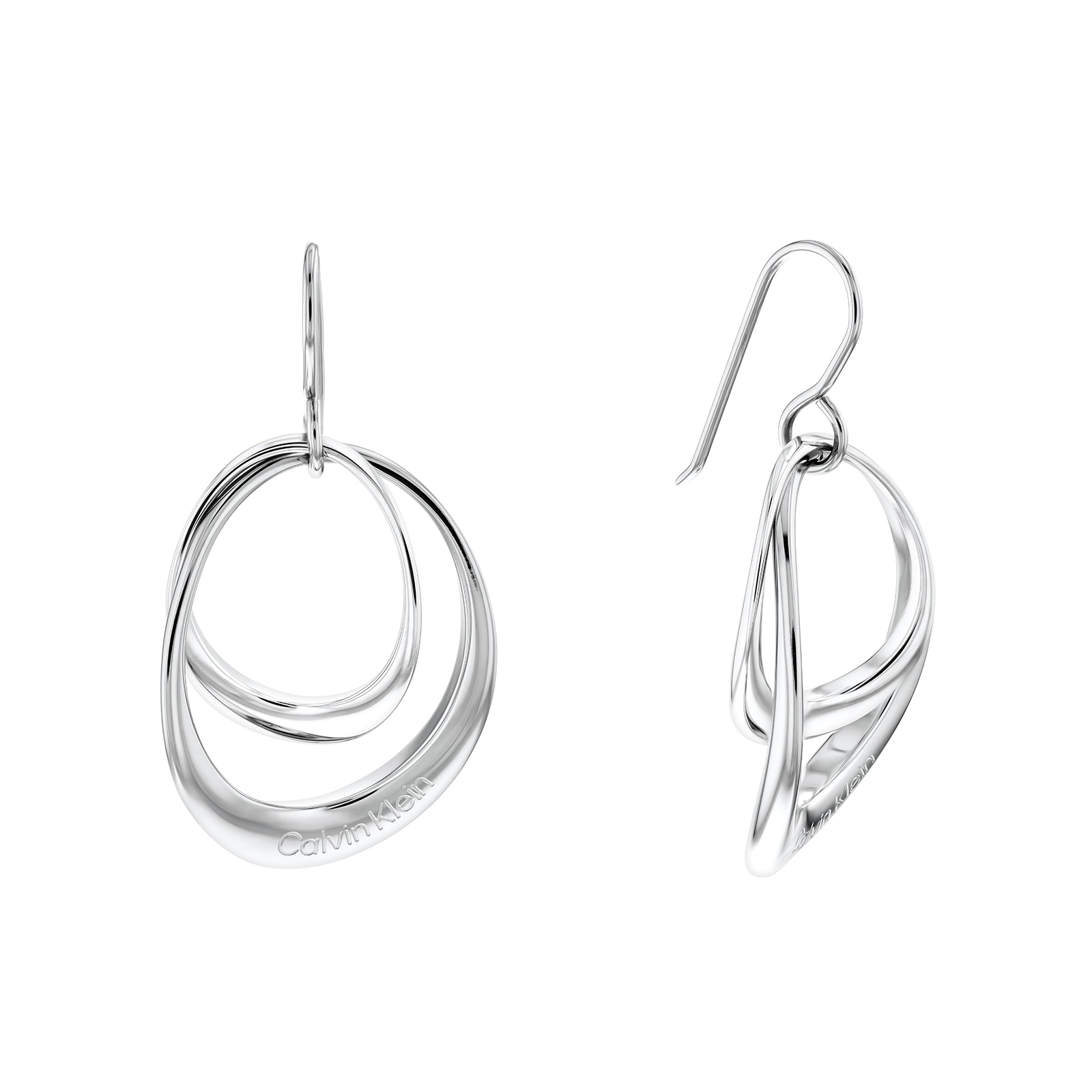Calvin Klein Ladies Stainless Steel Drop Earrings