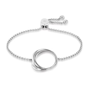 Calvin Klein Ladies Stainless Steel Sliding Bracelet