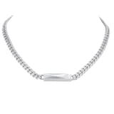 Calvin Klein Mens Stainless Steel Twist Clasp Necklace