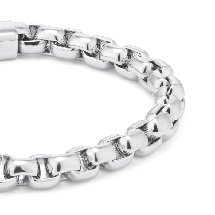 Calvin Klein Mens Stainless Steel Box Chain Bracelet