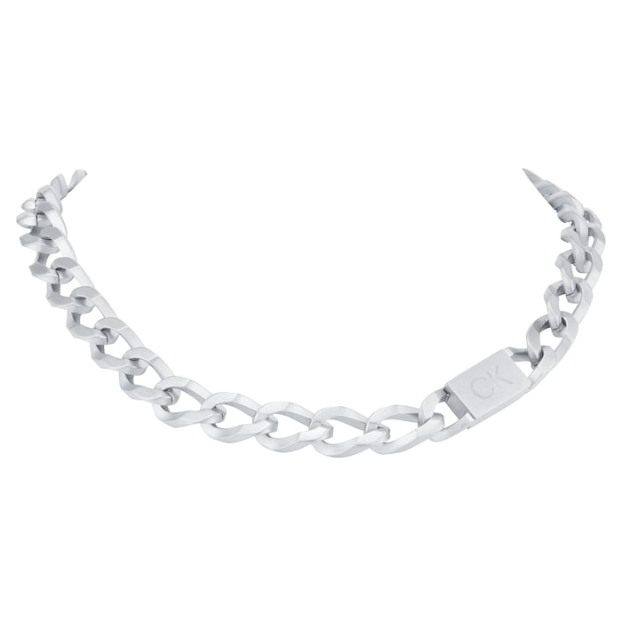 Calvin Klein Mens Chain Outlook Necklace 35000251 | Goldsmiths