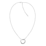 Calvin Klein Ladies Stainless Steel Twisted Ring Necklace