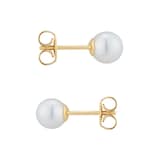 Mikimoto Classic Collection 6x6.5mm Grade A Akoya Pearl Stud Earrings