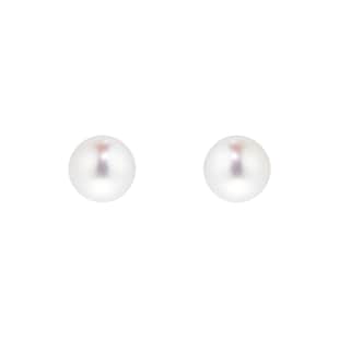 Mikimoto Classic Collection 6x6.5mm Grade A+ Akoya Pearl Stud Earrings