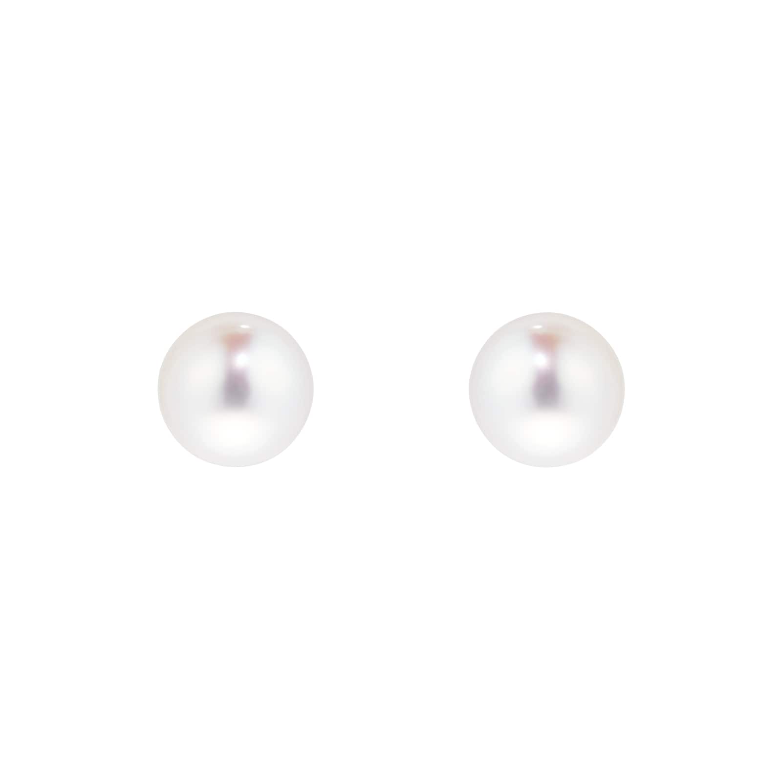 Mikimoto Classic Collection 6x6.5mm Grade AAA Akoya Pearl Stud Earrings