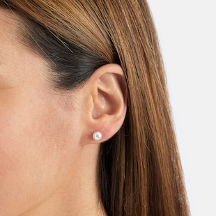 Mikimoto Classic Collection 6x6.5mm Grade AAA Akoya Pearl Stud Earrings