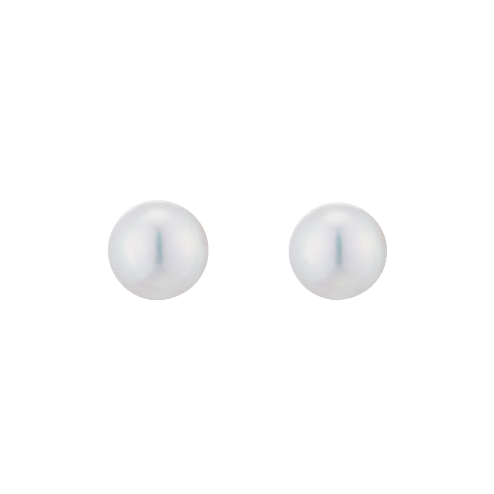 Classic Collection 7x7.5mm Grade AA Akoya Pearl Stud Earrings