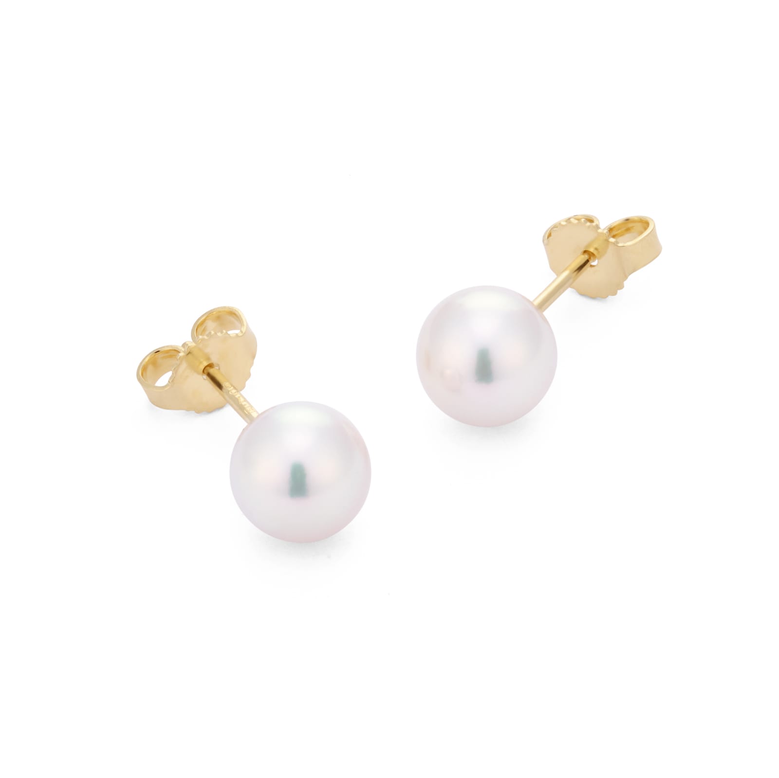 Mikimoto Classic Collection 7x7.5mm Grade AA Akoya Pearl Stud Earrings