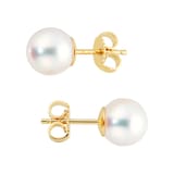 Mikimoto Classic Collection 7mm Grade A+ Akoya Pearl Stud Earrings